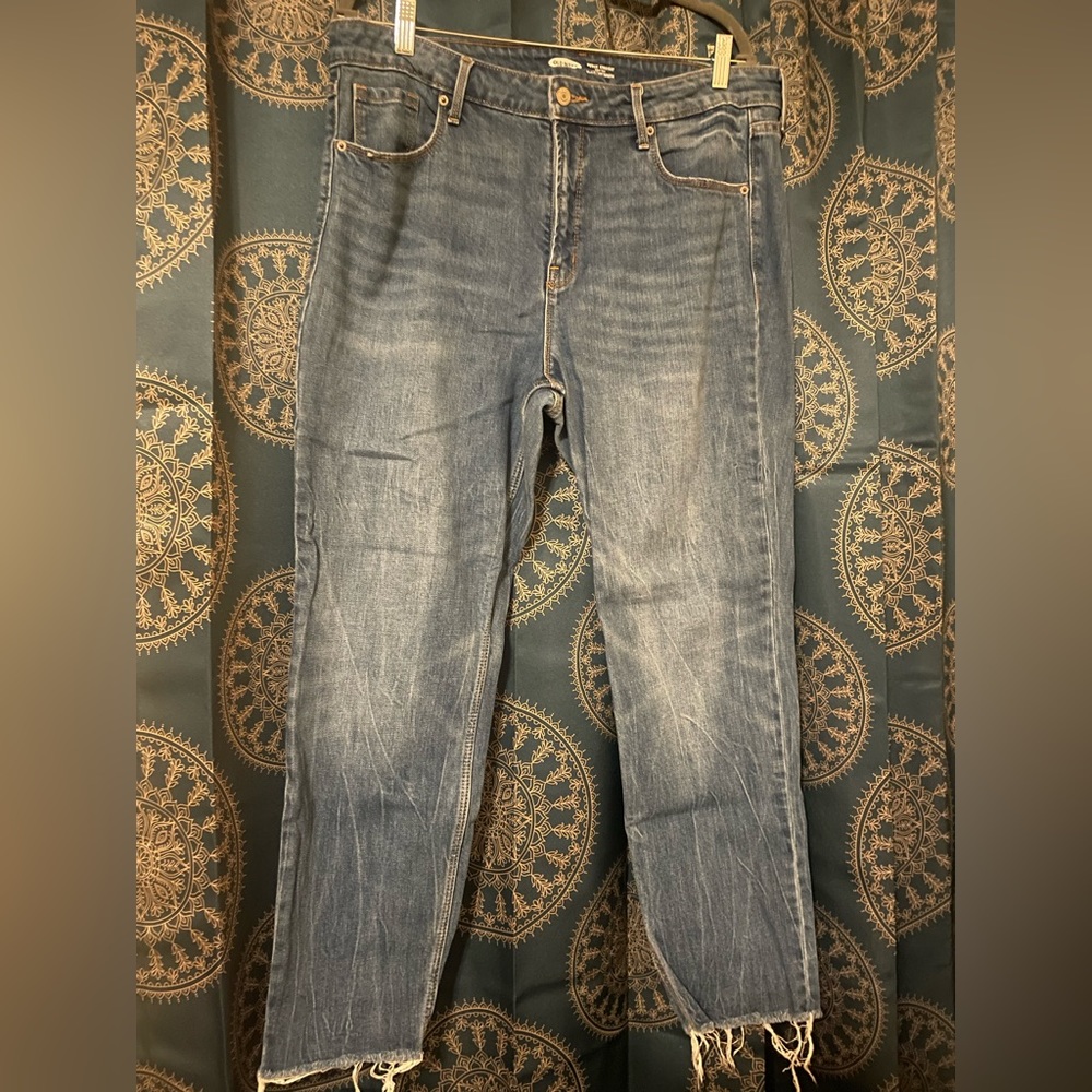 Old Navy High Rise Power Straight Jeans